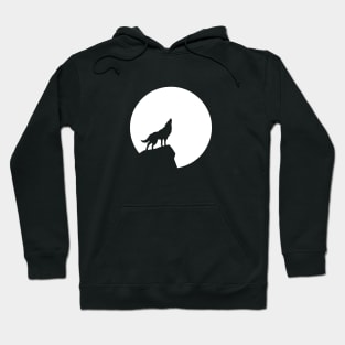 Full Moon Wolf Hoodie